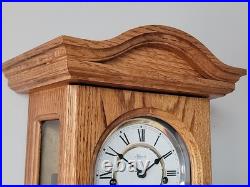 Beautiful Hermle Mechanical Westminster Chiming Wall Clock German Quality VGC