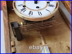 Beautiful Hermle Mechanical Westminster Chiming Wall Clock German Quality VGC