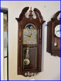 Beautiful Howard Miller Rowland 620-182 Chime Wall Clock. New one costs $999.00