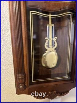 Beautiful Howard Miller Rowland 620-182 Chime Wall Clock. New one costs $999.00