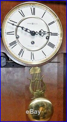 Beautiful Howard Miller U. S. A 8 Day Westminster Chime Wall Clock 613-227 Working