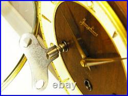 Beautiful Later Art Deco Junghans Westminster Chiming Mantel Clock Germany