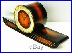 Beautiful Later Art Deco Westminster Chiming Mantel Clock From Junghans 50 ´s