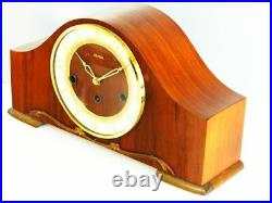 Beautiful Later Art Deco Westminster Chiming Mantel Clock Hermle From 50 ´s