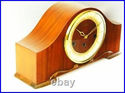 Beautiful Later Art Deco Westminster Chiming Mantel Clock Hermle From 50 ´s