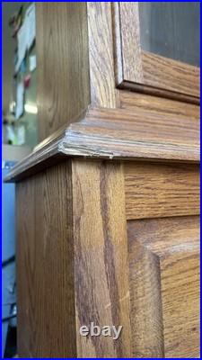 Beautiful OAK grandfather CLOCK
