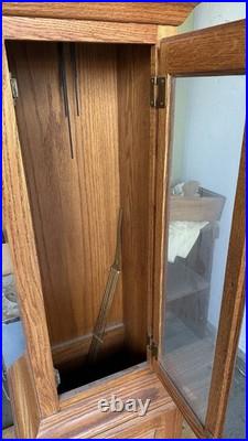 Beautiful OAK grandfather CLOCK