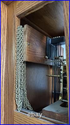 Beautiful OAK grandfather CLOCK