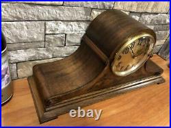 Beautiful Rare Antique Seth Thomas Walnut Westminster Chime 99mantle Clock Vtg