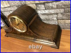 Beautiful Rare Antique Seth Thomas Walnut Westminster Chime 99mantle Clock Vtg