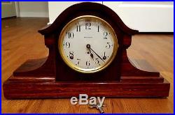 Beautiful! Rare Seth Thomas, Mahogany, Westminster Chime Mantel Clock