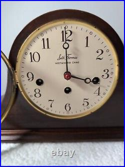 Beautiful Seth Thomas Antique Westminster Chime Mantel Clock Wind-up Music