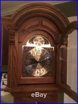 Beautiful SethThomas Weight Driven Grandfather Clock Westminster Chime