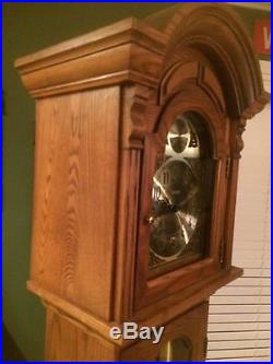Beautiful SethThomas Weight Driven Grandfather Clock Westminster Chime