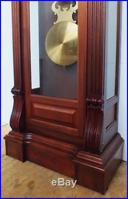 Beautiful Vintage Sligh Musical Westminster Chime Grandfather Longcase Clock