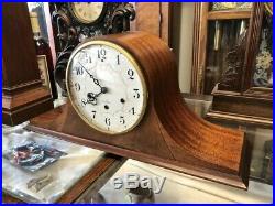 Beautiful Vtg Antique Seth Thomas Mahogany Wood Westminster Chime Mantle Clock