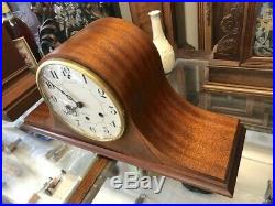 Beautiful Vtg Antique Seth Thomas Mahogany Wood Westminster Chime Mantle Clock