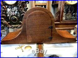 Beautiful Vtg Antique Seth Thomas Mahogany Wood Westminster Chime Mantle Clock