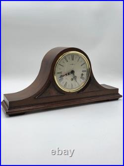 Beautiful Westminster Howard Miller 612-374 Mahogany Wood Humpback Clock. Works