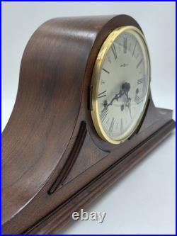 Beautiful Westminster Howard Miller 612-374 Mahogany Wood Humpback Clock. Works