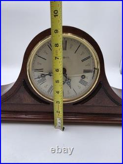 Beautiful Westminster Howard Miller 612-374 Mahogany Wood Humpback Clock. Works