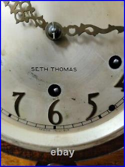 Beautiful and Rare 1936 SETH THOMAS #60 Westminster Chime Clock 124 Movement