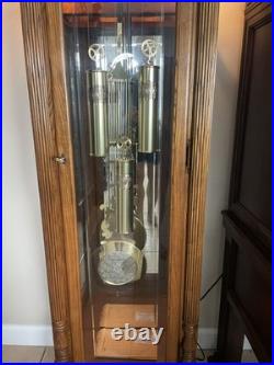 Beautifully Crafted 1980's Grandfather Clock. Excellent Condition See Photos