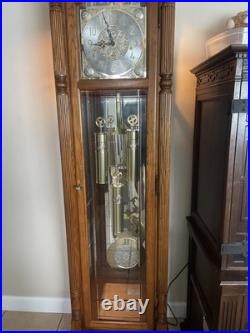 Beautifully Crafted 1980's Grandfather Clock. Excellent Condition See Photos