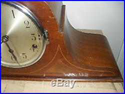 Beautifully inlaid Westminster chime Mantle Clock