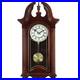 Bedford 26.5 Wall Clock Colonial Mahogany Cherry Oak Finish Pendulum Chimes