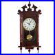 Bedford Clock Collection Classic 31 Inch Chiming Pendulum Wall Clock in Cherry