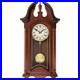 Bedford Clock Collection Delphine 27 Inch Mahogany Chiming Pendulum Wall Clock