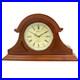 Bedford Clock Collection Mahogany Cherry Mantel Clock with Chimes