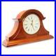 Bedford Clock Collection Mahogany Cherry Mantel Clock with Chimes