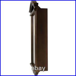 Bedford Clock Wall 22 Swinging Pendulum Chestnut Wood Chiming Roman Numerals
