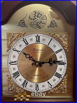 Bedford Quartz Pendalum Wall Clock Collection Chime Westminster Tempus Fugit
