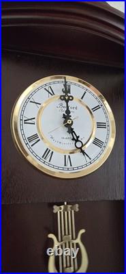Bedford Wall Clock Collection Pendulum Westminster Chime Quartz Cherry Wood