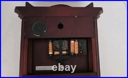 Bedford Wall Clock Collection Pendulum Westminster Chime Quartz Cherry Wood
