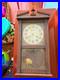 Bentima 31-Day Mechanical Westminster Chime Pendulum Wood Wall Clock