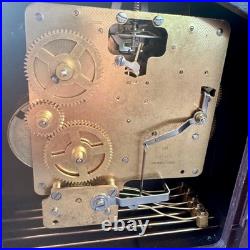 Bentima 8 Day Westminster Chime Mantel Clock German Serviced With Key