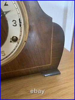 Bentima SUPERB 8 DAY WESTMINSTER CHIMING MANTEL CLOCK. FULLY WORKING