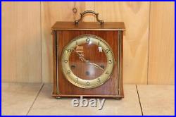 Black Forest Westminster Chime Bookcase/Shelf Clock Deco Linden RUNS