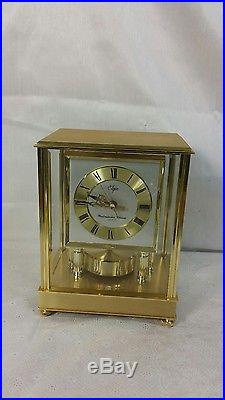 Brass Elgin Mantle Clock westminster chime quartz NISSHIN CLOCK CO JAPAN