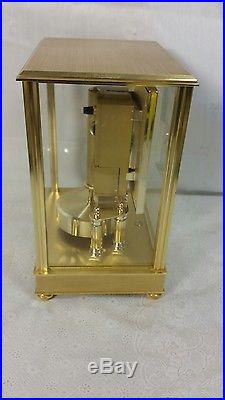 Brass Elgin Mantle Clock westminster chime quartz NISSHIN CLOCK CO JAPAN