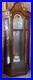 Brown Wood/Glass Grandfather Longcase Clock, Chain-Driven Westminster Chime