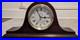 Bulova B1929 Westminster Chime Quartz Mahogany Wood Finish Mantel Clock