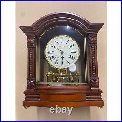 Bulova B1987 Bardwell Clock, Antique Walnut Finish NEW