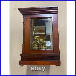 Bulova B1987 Bardwell Clock, Antique Walnut Finish NEW