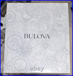 Bulova B1987 Bardwell Walnut Wood Chiming Anniversary Tabletop Mantel Clock