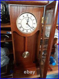 Bulova C3375 Cirrus Oak Wood Wall Pendulum Clock Westminster Chime